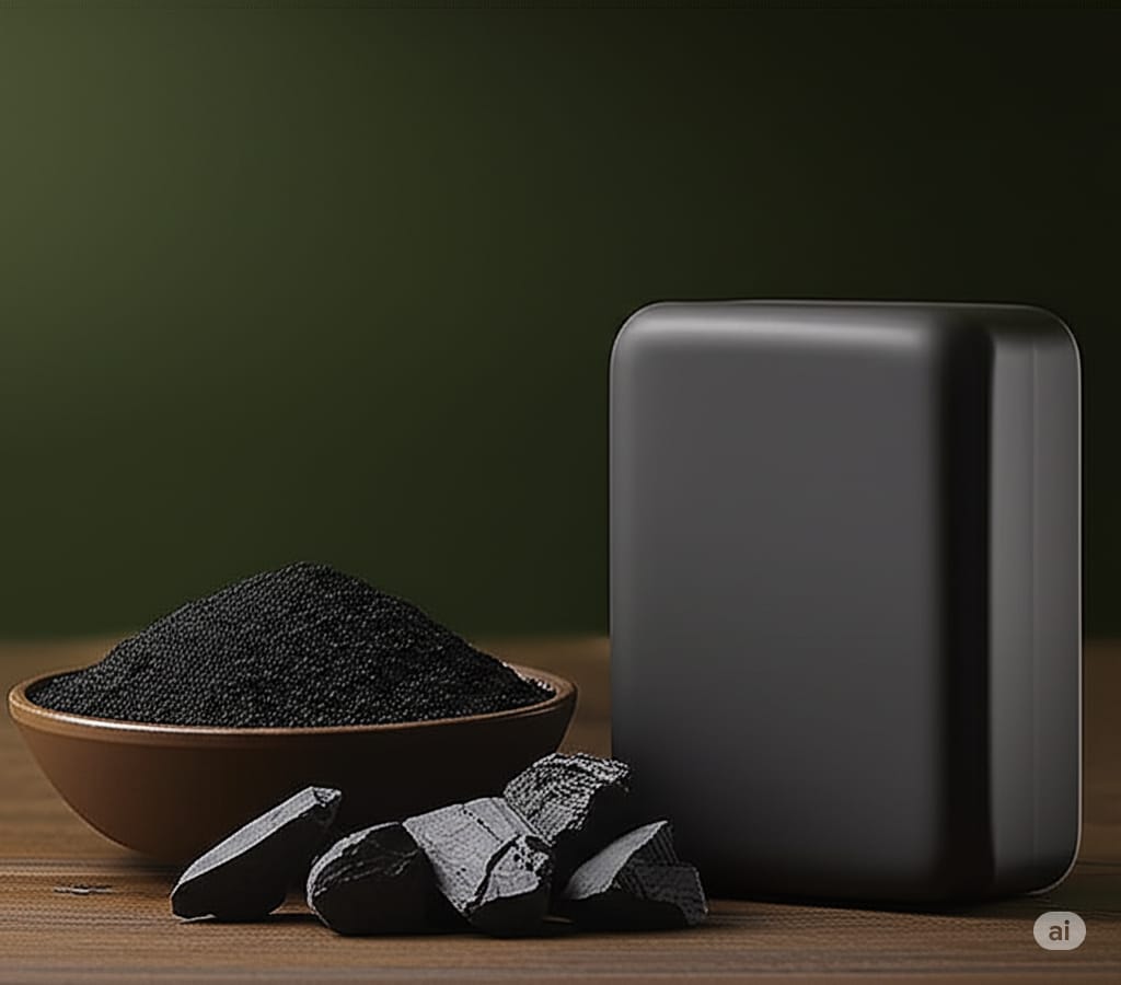 Siyaaura Charcoal Luxury Artisan Soap – Deep Detox & Purifying Bath Bar (100g)