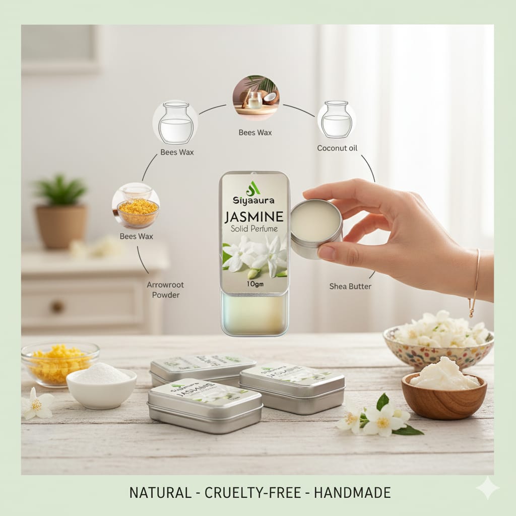 SiyaAura Natural Solid Perfume (10gm)