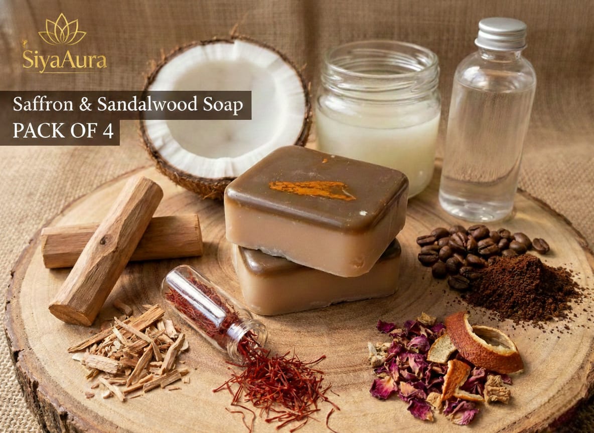 siyaaura1 Saffron & Sandalwood Soap